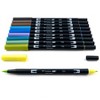 Tombow 20ct Dual Brush Pen Art Markers - Neutral Palette : Target