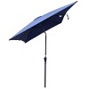 Maria 6x9 ft uv-cut Patio Cantilever Umbrella with Crank and Push Button Tilt without flap, Outdoor Furniture - Maison Boucle - 4 of 4