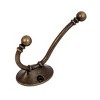 Unique Bargains Metal Door Hallway Bathroom Screw Mounted Wall Hooks Bronze 3.8"x1.38"x2.6" 5 Pcs - 2 of 4