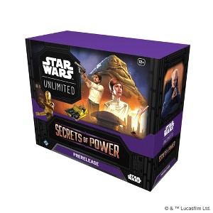 Asmodee Star Wars: Unlimited TCG Secrets of Power PRERELEASE Box - Includes 6 Booster Packs & Exclusive Promo Cards, Ages 12+, 2+ Players, 20 Minute - 1 of 1