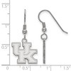Black Bow Jewelry Sterling Silver Kentucky Wildcats NCAA Dangle Earrings - 2 of 3