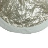 Northlight 47" Gold and White Round High Pile Fleece Border Christmas Tree Skirt - 3 of 3