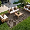 Abynow Geometric Waterproof Outdoor Area Rug - 3 of 4