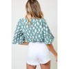 Women's Overlap Bodysuit - Saints & Hearts - 2 of 4