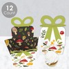 Big Dot of Happiness Wild Mushrooms - Square Favor Gift Boxes - Red Toadstool Party Bow Boxes - Set of 12 - 3 of 4