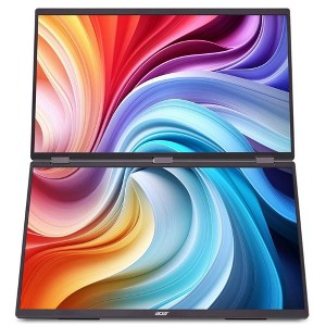 Acer Dual Screen- Portable Widescreen LCD Monitor PD193Q - Manufacturer Refurbished - 1 of 4