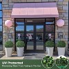 Artificial Plant Topiary Ball, Pre-Lit Artificial Topiary Plant With 8 Mode, LED Lights, Battery Operated,and Remote Control, Light Plant Ball - 4 of 4