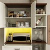 70.87 Inch Multifunctional Farmhouse Kitchen Sideboard With Cabinets And Drawers, Kitchen Sideboard White - 3 of 4