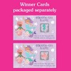 Big Dot of Happiness Mermaid Party Game Scratch Off Cards, Fun Under the Sea Party Activity for Kids, Mermaid Birthday Game for Girls' - 22 Count - 3 of 4