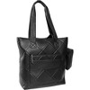 Max Studio 18 Inch Large Lamby Diamond Quilted Travel Tote - 2 of 4
