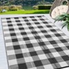 coucheta Outdoor Rug, Waterproof Plastic Straw Rug for Patio, Foldable Portable Carpet with Storage Bag & 4 Stakes, Reversible Mat - 4 of 4