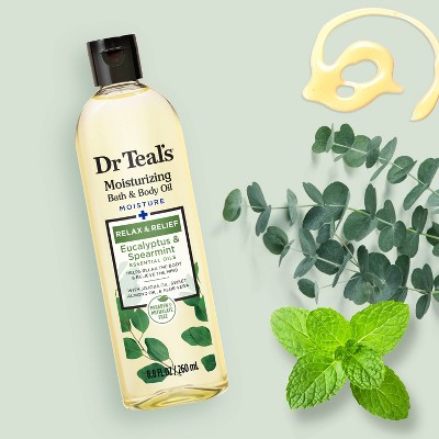 Dr Teal&#39;s Rejuvenating Eucalyptus &#38; Spearmint Moisturizing Bath &#38; Body Oil - 8.8 fl oz_1