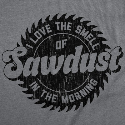 Мужские футболки Crazy Dog T-Shirts, Inc. Mens Funny T Shirts Sawblade Love The Smell Of Sawdust In The Morning Sarcastic Graphic Novelty Tee for Men - Crazy Dog Men's T Shirt For Mechanic S — фото 2