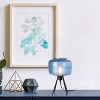 River of Goods 15" 1-Light Jack Glass and Metal Table Lamp Blue: Painted Finish, UL Listed, Modern Decor - 2 of 4