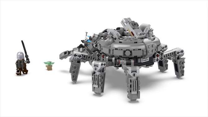LEGO Star Wars: The Mandalorian Spider Tank Building Toy Set 75361, 2 of 8, play video