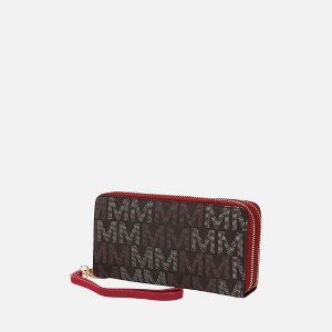 MKF Collection Hofstra M Signature Wristlet Wallet Vegan Leather Card Slots by Mia K - 1 of 4