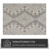 Well Woven Cascade Indoor OutdoorFlat Weave Pile Diamond Medallion Area Rug - 4 of 4