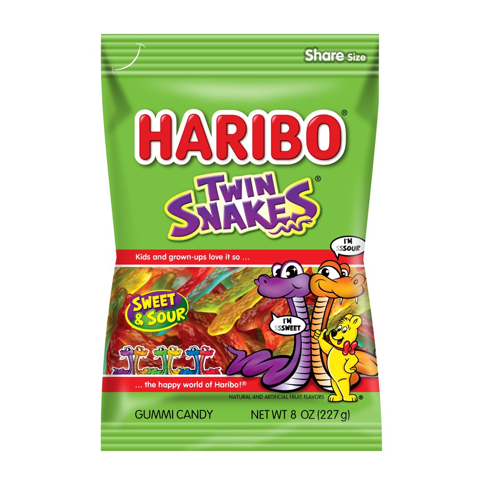 UPC 042238340954 product image for HARIBO Twin Snakes Gummy Candy - 8oz | upcitemdb.com