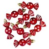 Northlight 8ct Red and White Round Peppermint Shatterproof Christmas Ornaments 2.25" - 2 of 2