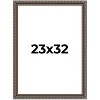 PosterPalooza | Photo Size Ornate Black Picture Frame - UV Acrylic, Foam Board Backing, Hanging Hardware - 2 of 4