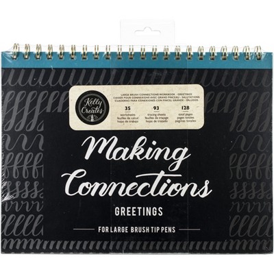 Kelly Creates Large Brush Workbook 11.6"X10" 128/Pkg-Connections/Greetings