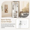 Kumasinova Minimalist Corner Hall Tree with Shoe Bench,Entryway Coat Rack with 4 Hooks,29.5" Clothing Rack with Adjustable Shelves for Small Spaces - 4 of 4