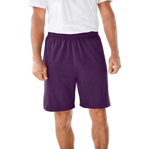 NEW Jockey XL Purple Heather 100% Cotton Drawstring Cargo Pocket