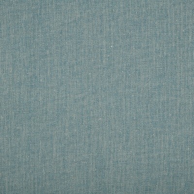 Sky Blue Upholstered Ottoman with Nailhead Trim
