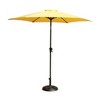 PAGED 8.8FT Patio Umbrella Aluminum Market Umbrella with Tilt, Crank and 42 Pound Square Resin Umbrella Base for Outdoor - 4 of 4