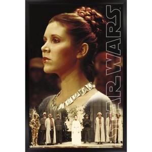 Trends International Star Wars: Saga - Princess Leia - Ceremony Framed Wall Poster Prints - 1 of 4