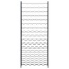 vidaXL Iron Wine Rack - 96 Bottle Capacity - Stable and Durable Storage - Black Metal Spray Finish - Freestanding - Modern Industrial Design - 3 of 4