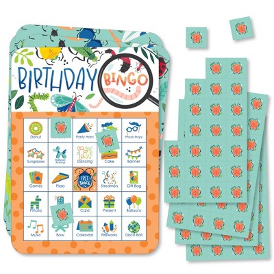 Big Dot of Happiness Scoop Up the Fun – Sorvete – Cartas e Marcadores de  Bingo – Jogo de Bingo de Festa – Conjunto de 18