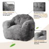 Large Bean Bag Chair for Kids Adults, Living Room Furniture Beanbag Couch Sofa, Soft Fluffy Faux Fur Bean Bag Lazy Sofa for Gaming Reading - 3 of 4