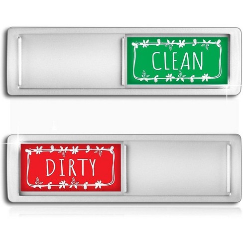 Dishwasher Magnet, Clean Dirty Sign Indicator For Dishwasher Easy To Read  Signs, Sleek Design, Heavy Duty Magnet With Optional Stickers (pastel) :  Target