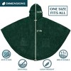 PAVILIA Fluffy Angel Wrap Hooded Blanket for Women Adult, Wearable Cozy Wrap Throw Faux Shearling Shawl Cape - 4 of 4