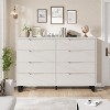 8 Dresser for Bedroom, 55" Wide Dresser, Freestanding Horizontal Drawer with Storage, Wooden Closet Chest Storage for Living Room, Hallway, Entryway - 3 of 4