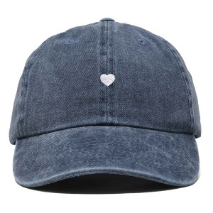 Dalix Heart Embroidered Cotton Summer Outdoor Baseball Cap Dad Hat Womens - 1 of 4