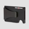 SWISSGEAR Aluminium RFID Card Holder with Money Clip - Black One Size