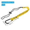 Unique Bargains Adjustable Elastic Tool Lanyard with D Hook for Fall Protection 2 Pcs - 2 of 4