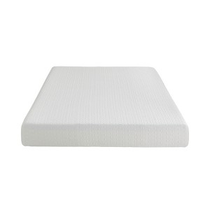 TinyHomie 8-inch Bed Mattress Gel-Infused Memory Foam Mattress, Firm, White, Mattress in a Box - 1 of 4