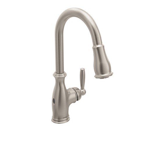 Moen 7185ew Brantford 1 5 Gpm Single Hole Pull Down Kitchen Faucet