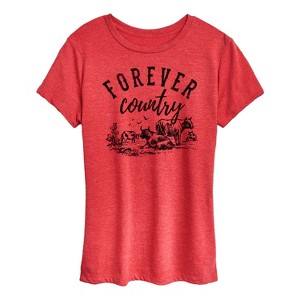 Women's - Instant Message - Forever Country Short Sleeve Graphic T-Shirt - 1 of 4