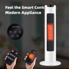 ROVSUN 1500W Electric Space Heater w/ Remote & APP Control,scillating,Tip-over & Overheat Protection for Indoor Ues Bedroom Living Room - 4 of 4