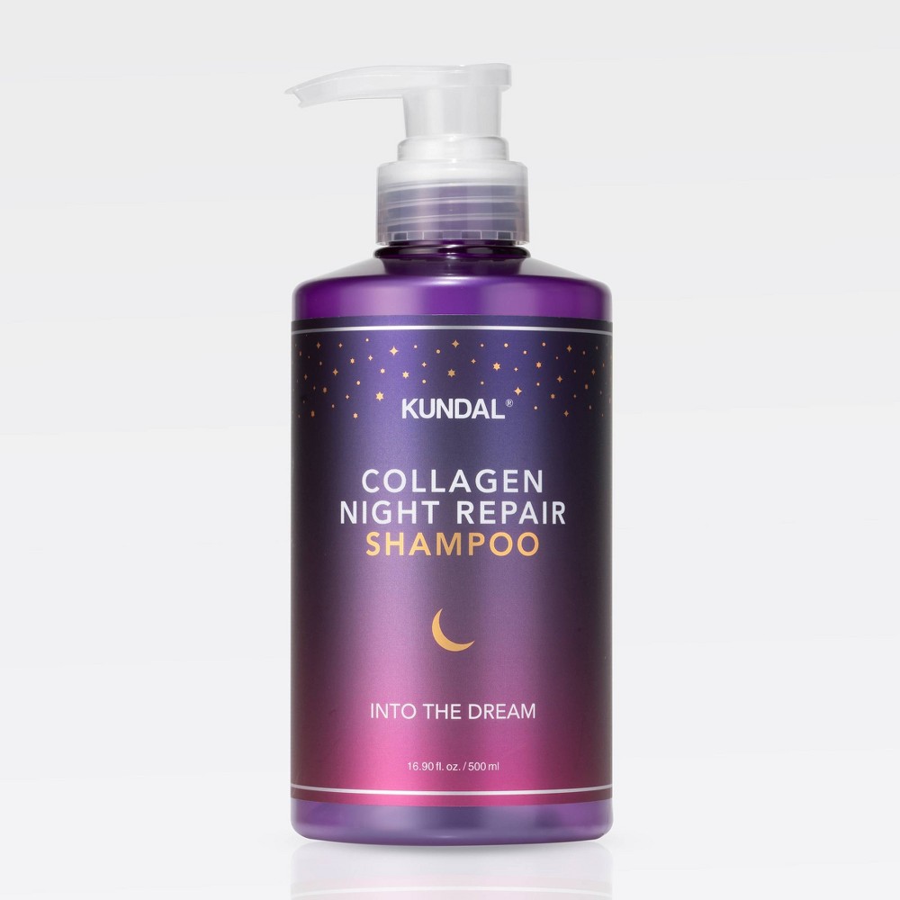 KUNDAL Collagen Night Repair Shampoo - Into the Dream - 16.90 fl oz: Nourishing, All Hair Types, Damage Repair