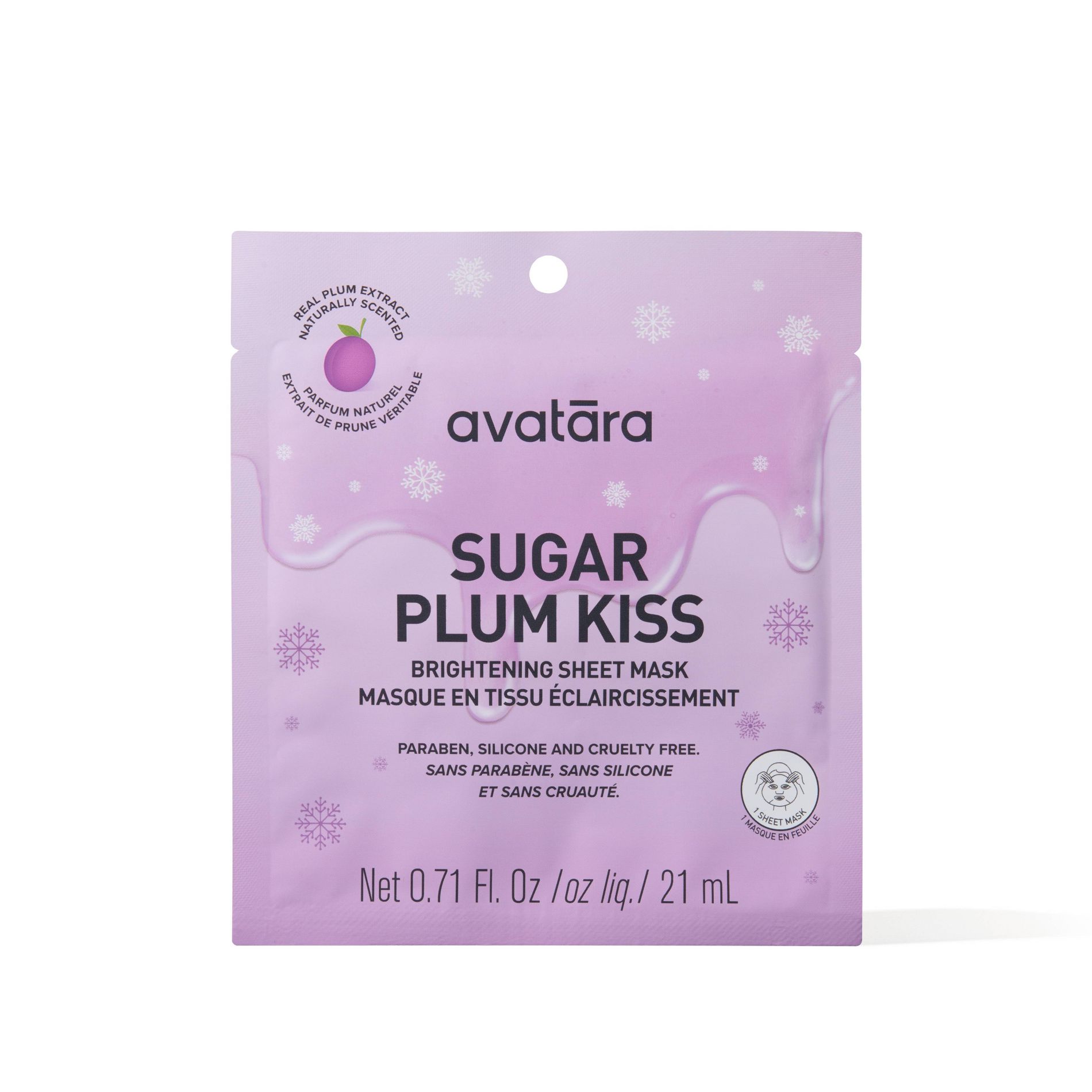 Avatara Face Mask - Sugar Plum Kiss - 0.71 fl oz