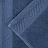 Basketweave Luxury Cotton Solid 3 Piece Assorted Towel Set by Blue Nile Mills - 3 of 4