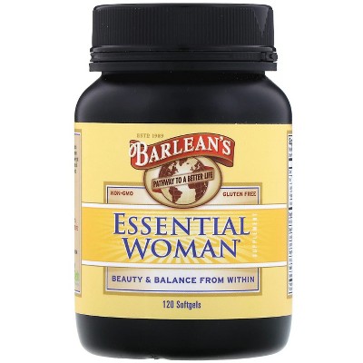Barlean's Essential Woman Supplement, 120 Softgels, Omegas and Fish Oil