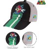 Super Mario and Bowser Baseball Cap, Little Boys Age 4-7- Gray - 4 of 4