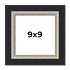 PosterPalooza | Square Embellished Black Picture Frame - UV Acrylic, Foam Board Backing, Hanging Hardware - 2 of 4