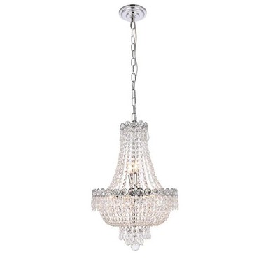 Chrome Mini Crystal Chandelier with Royal Cut Trim